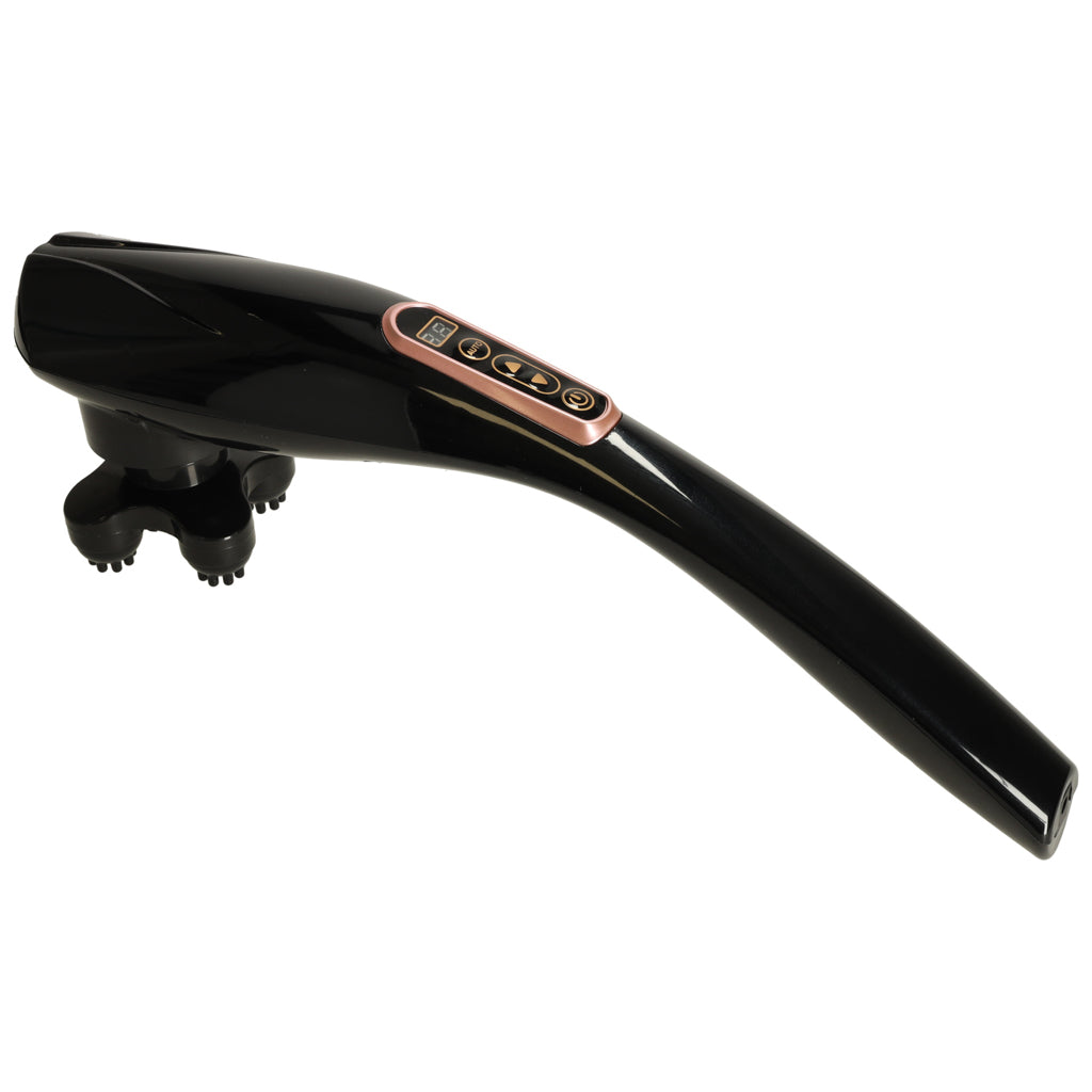 Bezvadu vibrējošs ķermeņa un kakla masieris ar 6 galviņām 6in1