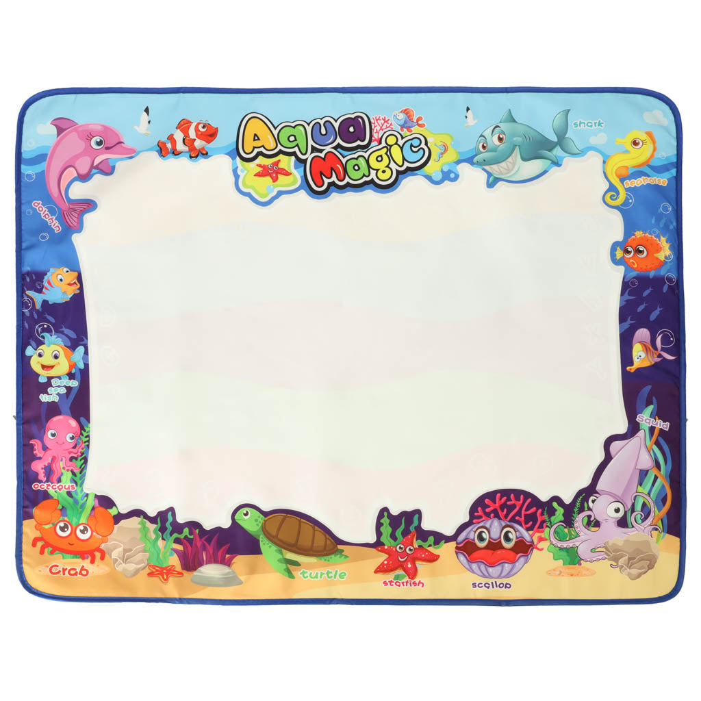 Akvaparka paklājiņš XXL ar zīmogiem un trafaretiem, 100 x 80 cm