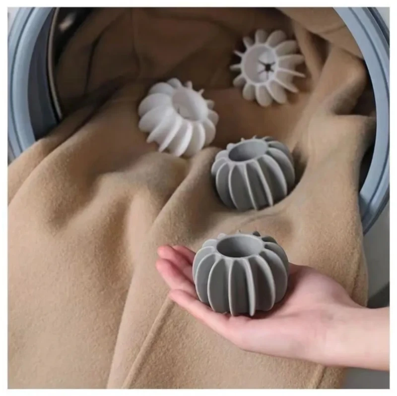 Veļas bumbiņas 5 gab. Z5, pelēkas N260