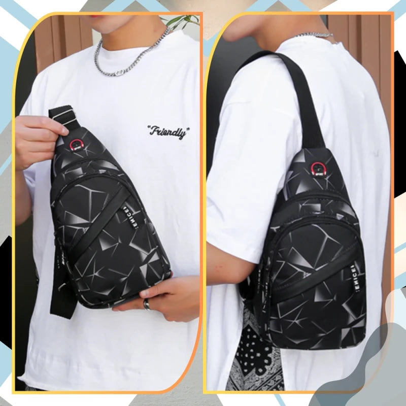 Maza vīriešu mugursoma R10, melna R287