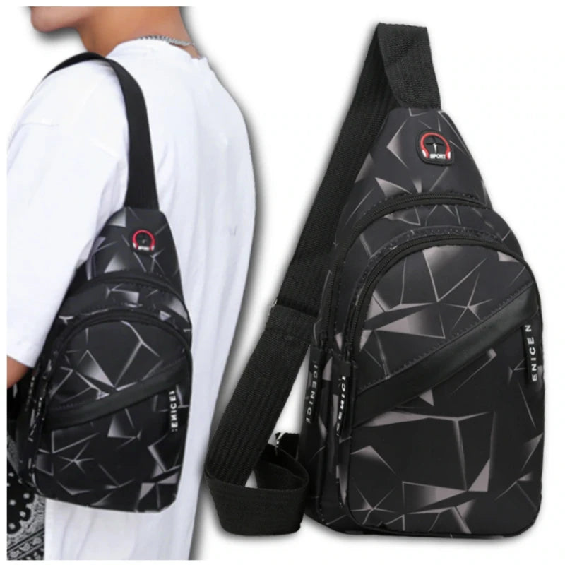 Maza vīriešu mugursoma R10, melna R287