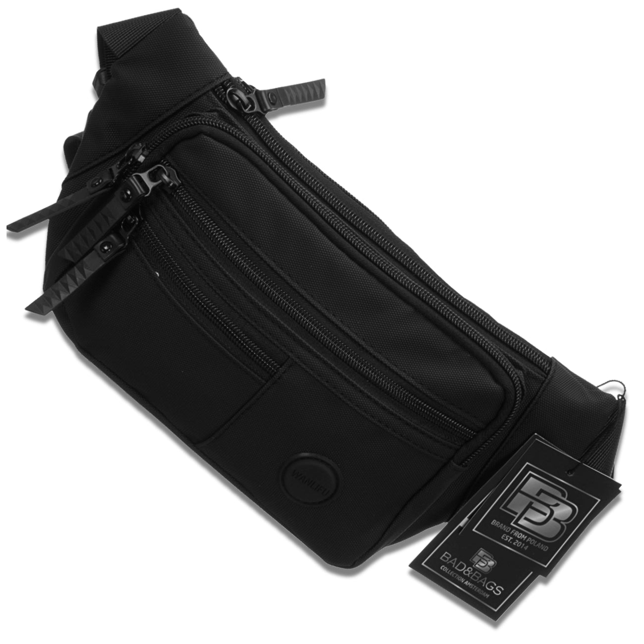 Ūdensizturīga jostas soma BAD&BAGS, melna