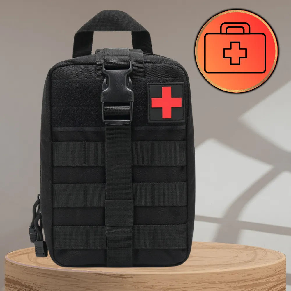 Taktiskā MOLLE pirmās palīdzības aptieciņas soma 1000D V2