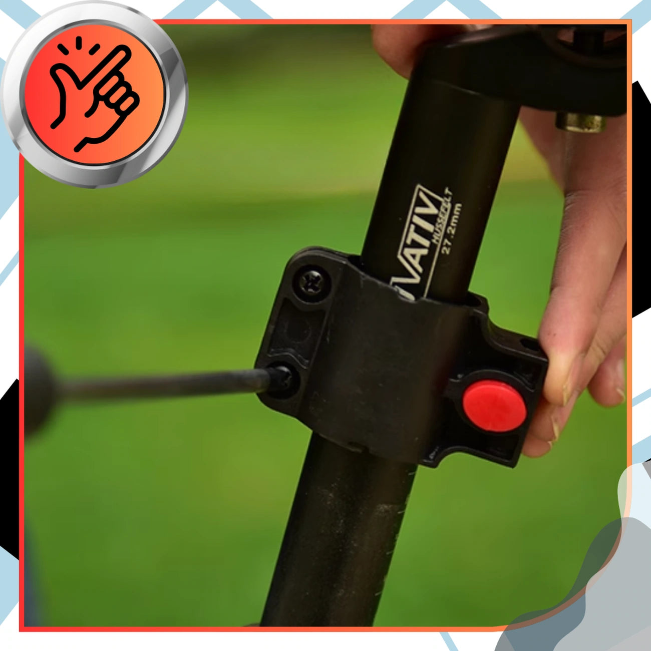 Velosipēda slēdzene ar atslēgu, 1,2 m