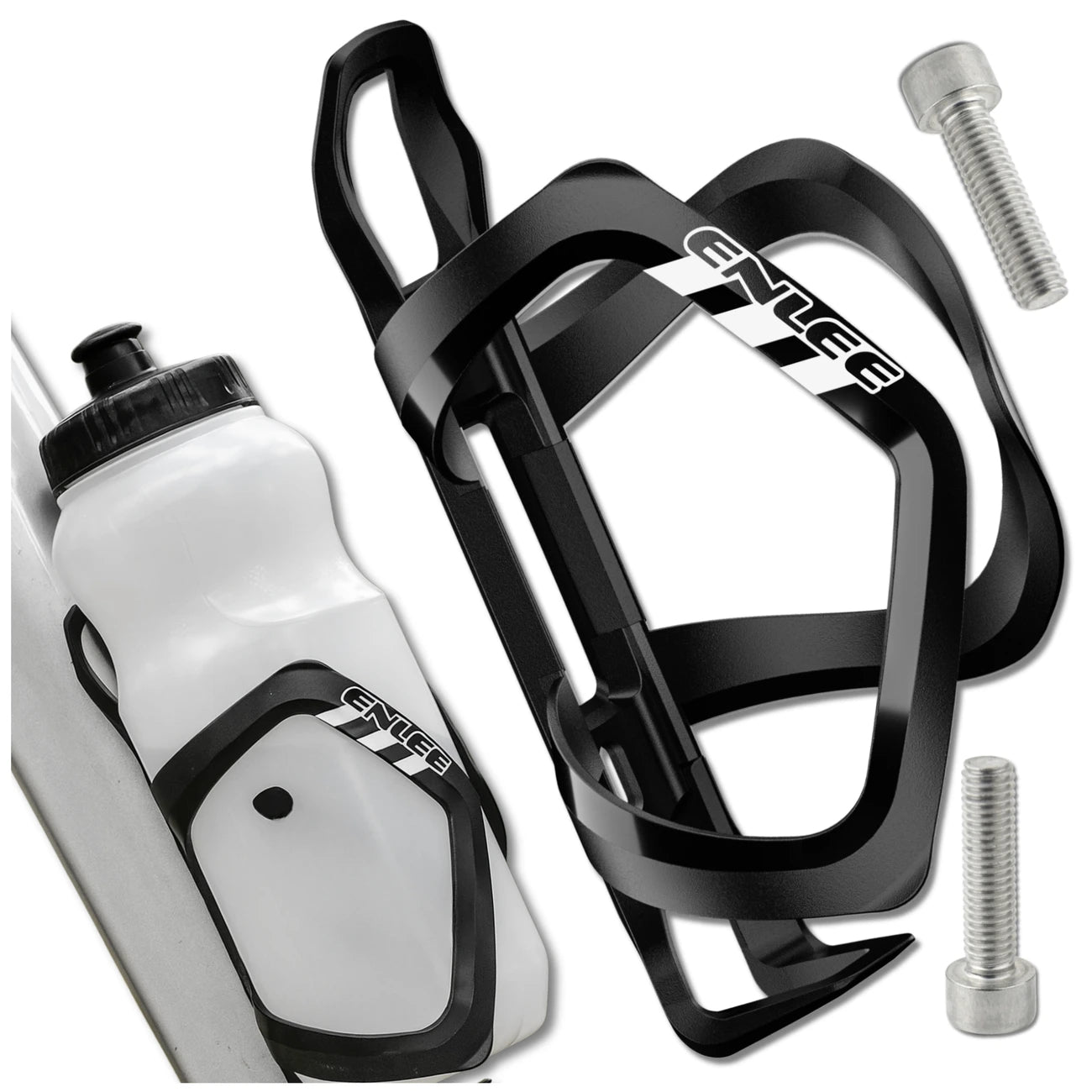 Velosipēda pudeļu turētājs, melns, elastīgs N511