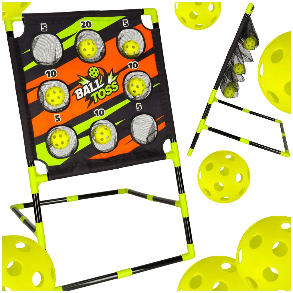 Mērķa šaušanas spēle ar bumbām