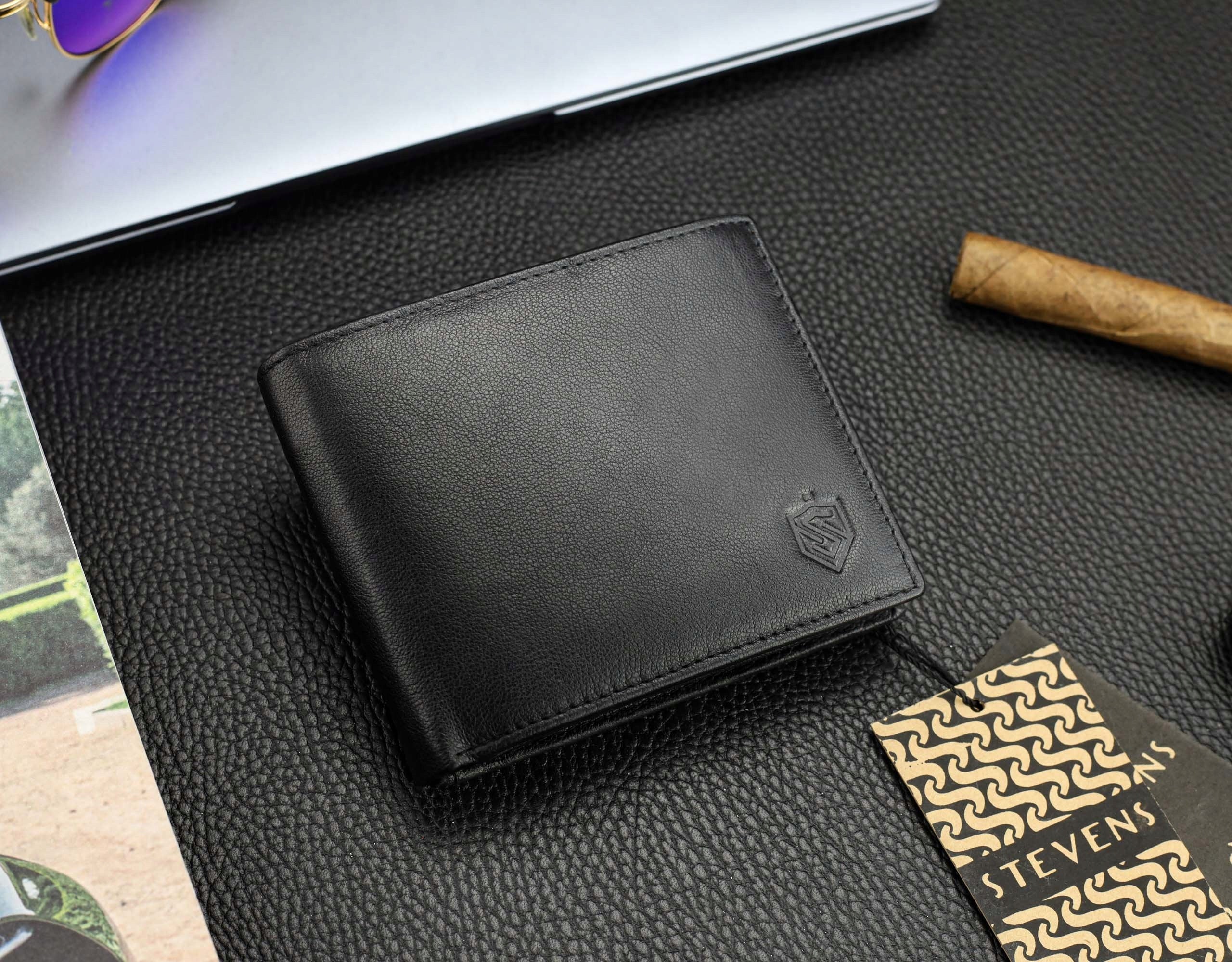 Vīriešu ādas maks Stevens DP02