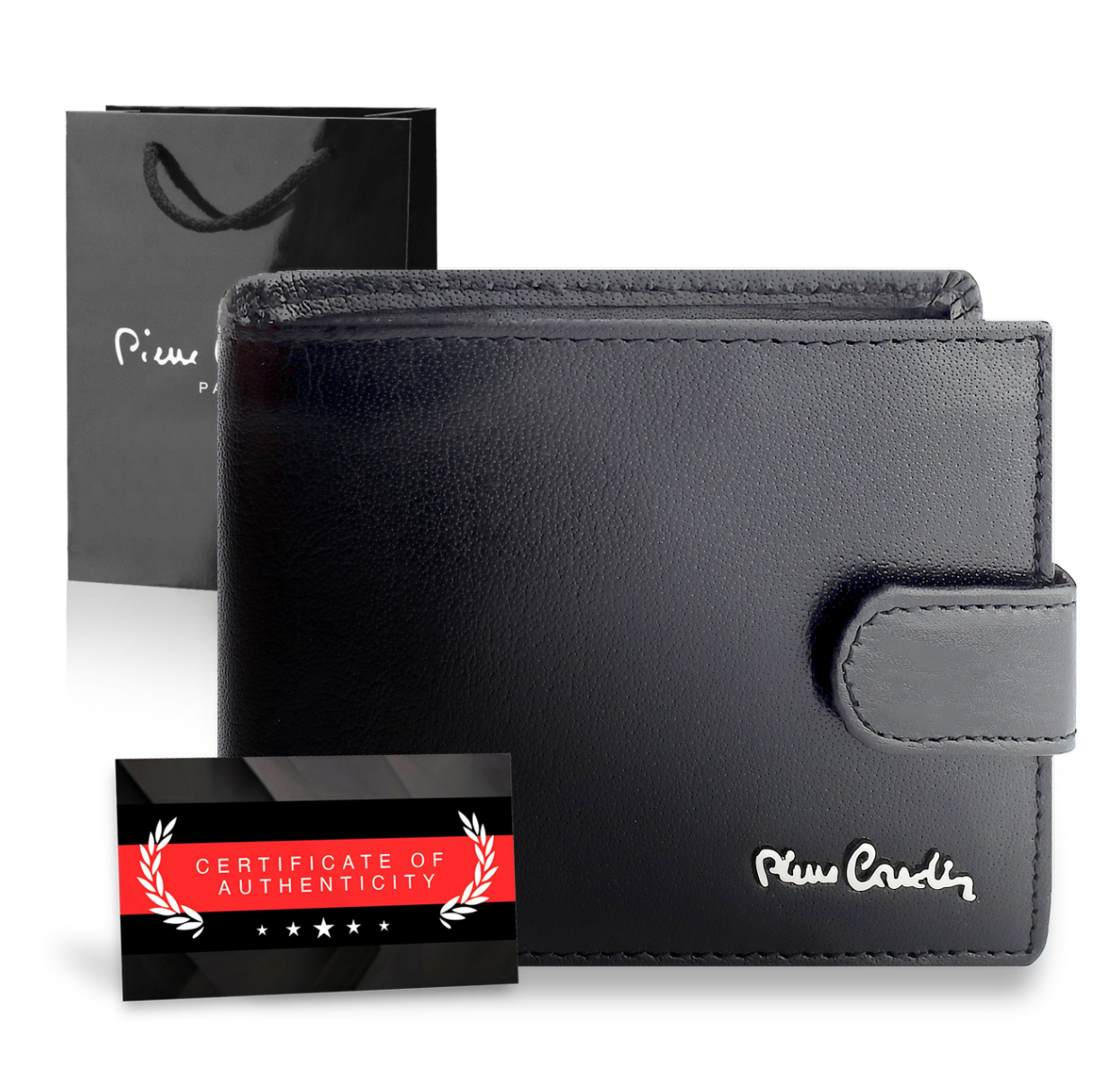 Vīriešu maks Pierre Cardin, ādas, ar RFID aizsardzību A423206