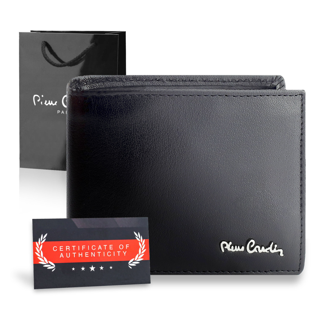 Vīriešu maks Pierre Cardin, ādas, ar RFID aizsardzību 423206