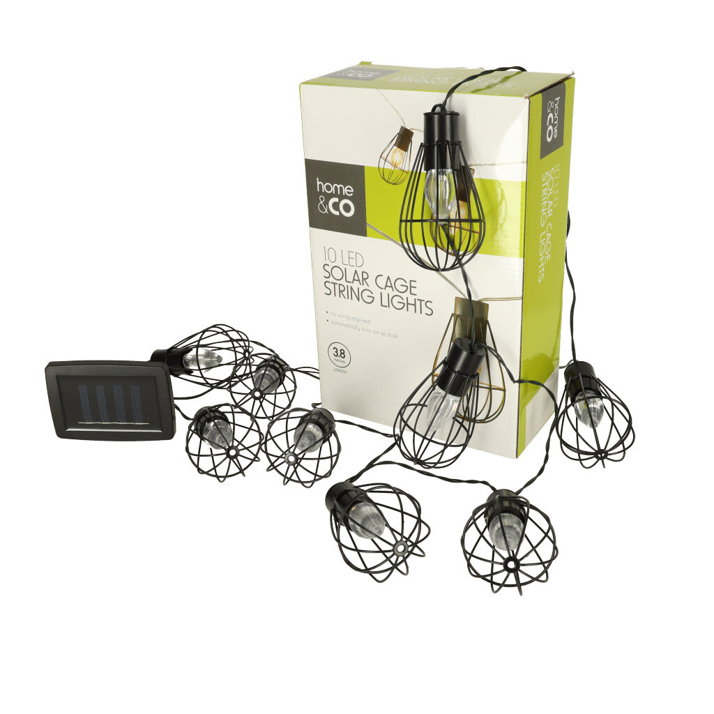 Dārza vītnes saules spuldzes 10 LED