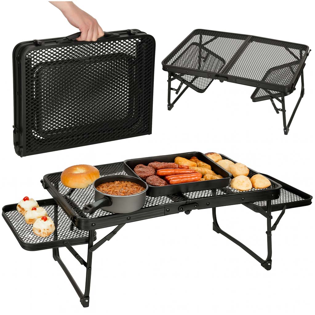 Saliekamais tūristu galds LUARO 87 x 60 x 40 x 27 cm