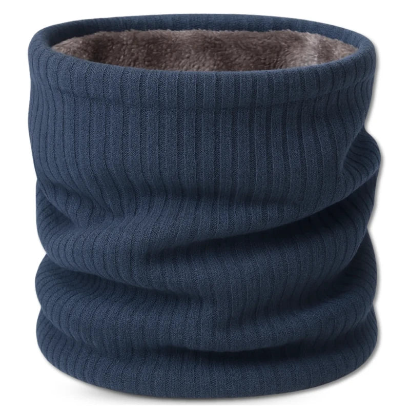 Silts ziemas kakla sildītājs, zils, akrils.