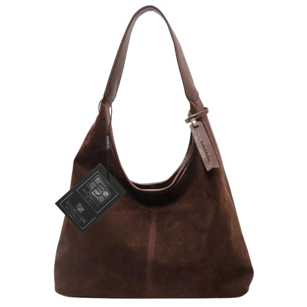 Sieviešu rokassoma BAD&BAGS, brūna eko āda