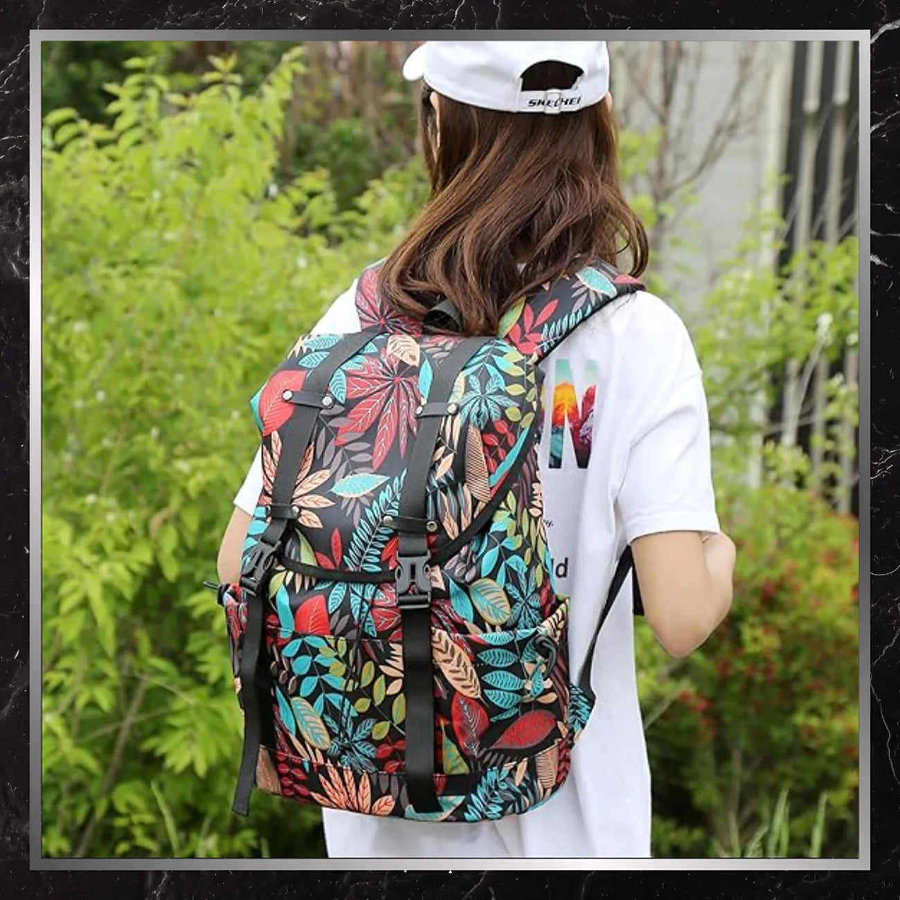 BAD&BAGS ceļojumu pilsētas mugursoma, krāsaina, ūdensnecaurlaidīga