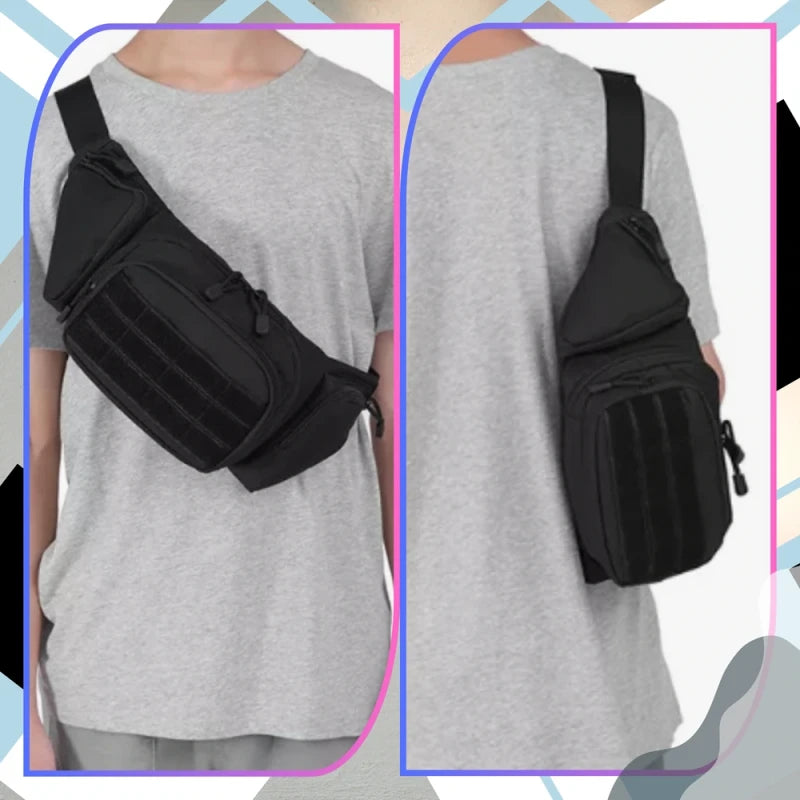 Vīriešu taktiskā jostas soma, soma T28, melna