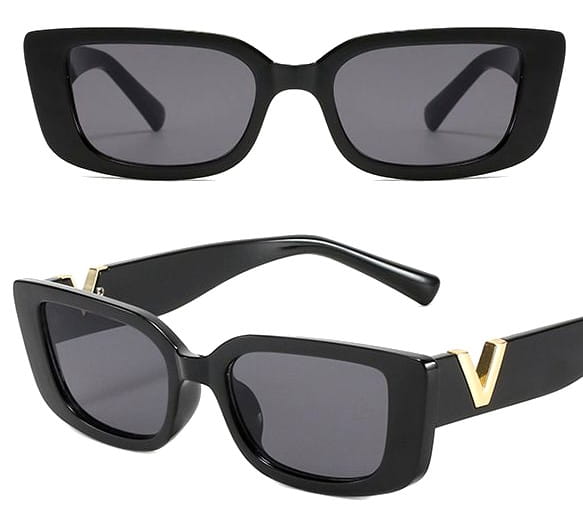 Sieviešu saulesbrilles C18, melnas