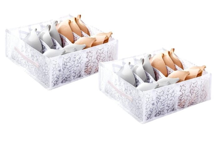 Apakšveļas uzglabāšanas kastes skapim, 2 gab., 32x32x12 cm