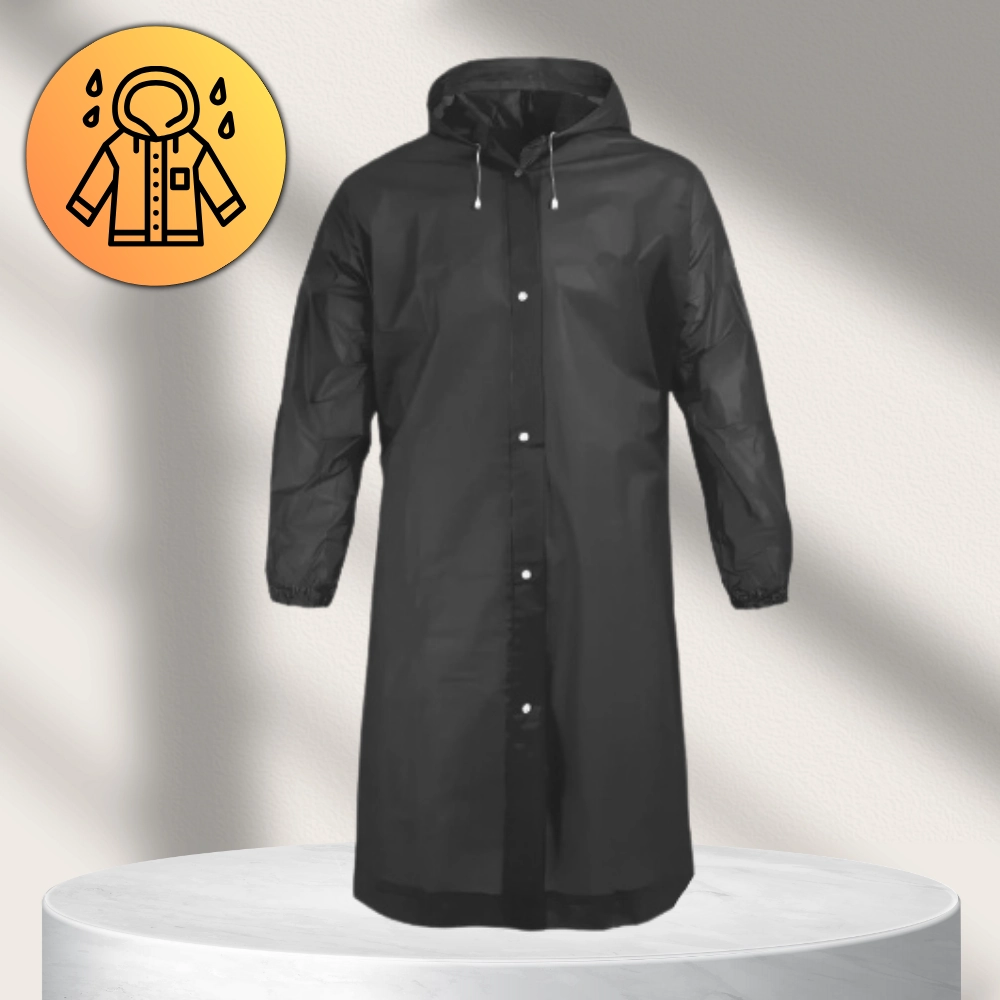 Lietusmētelis C11, melns