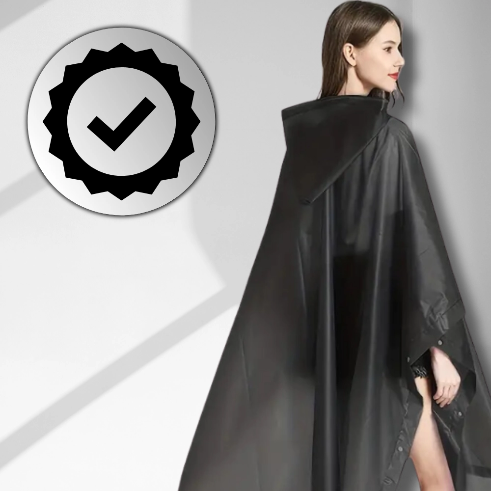 Lietusmētelis C15, melns