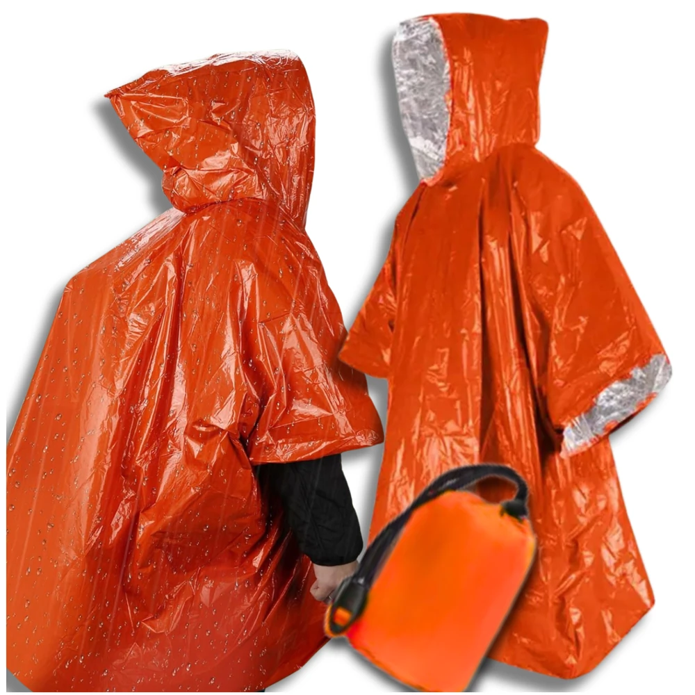 Lietusmētelis C7, oranžs