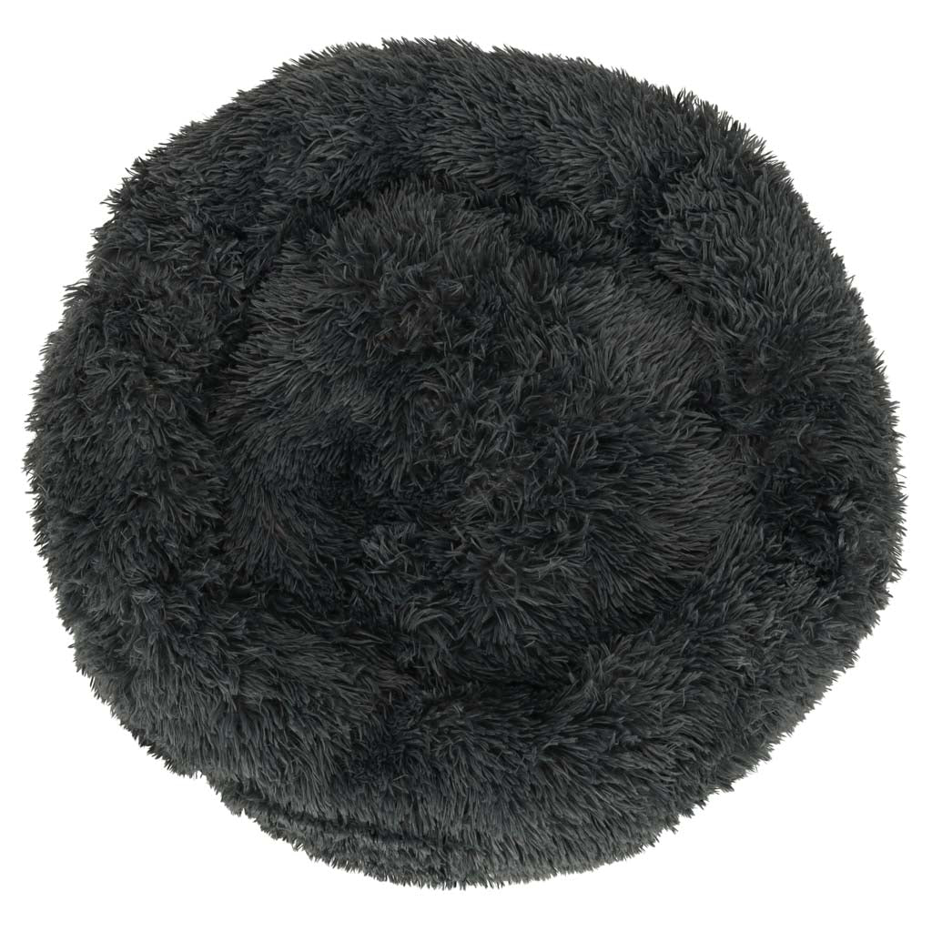 Apaļa suņu gulta P7, tumši pelēka