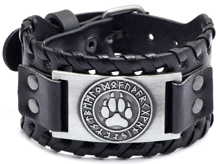 Vīriešu rokassprādze E59 melna A40