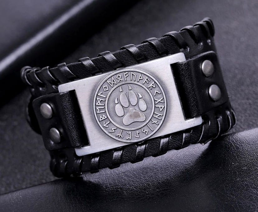 Vīriešu rokassprādze E59 melna A40