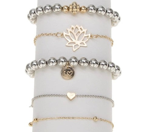 Rokassprādžu komplekts, 5 gab. D55