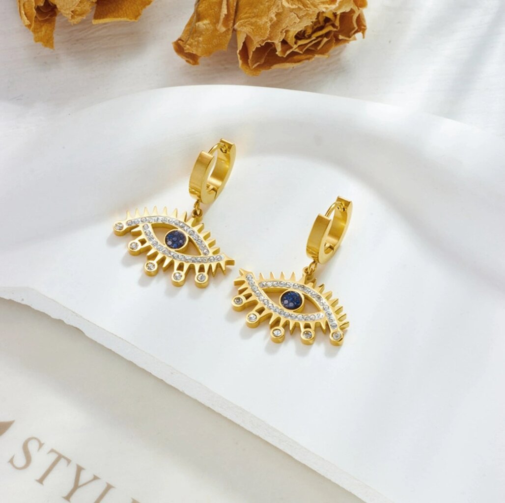 Sieviešu auskari A12, zelta krāsā