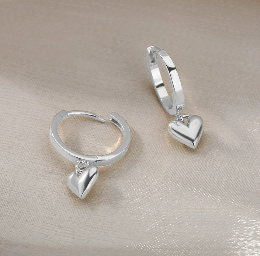 Sieviešu auskari A55, sudraba krāsā