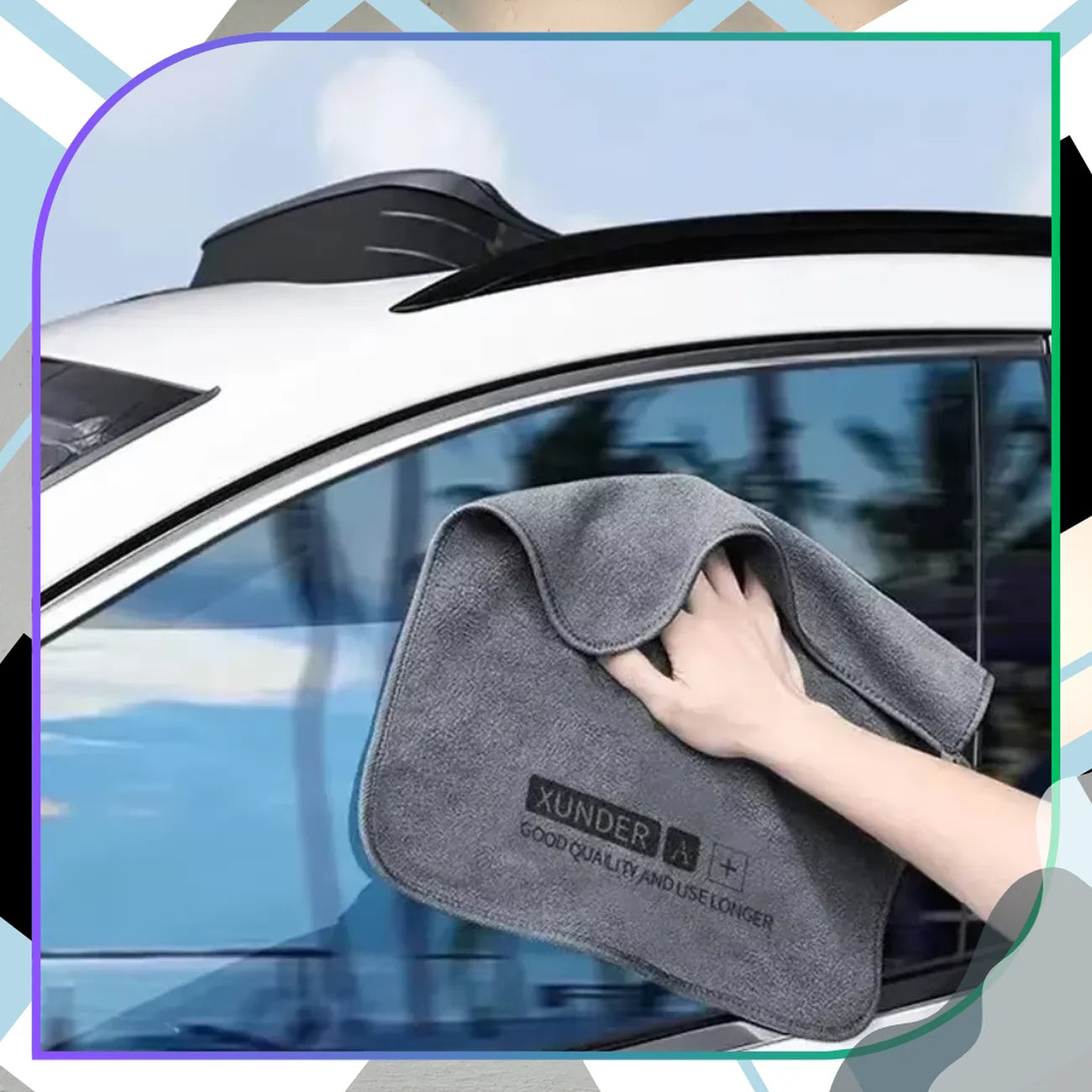 Auto tīrīšanas lupatiņas, 2 gab., mikrošķiedras