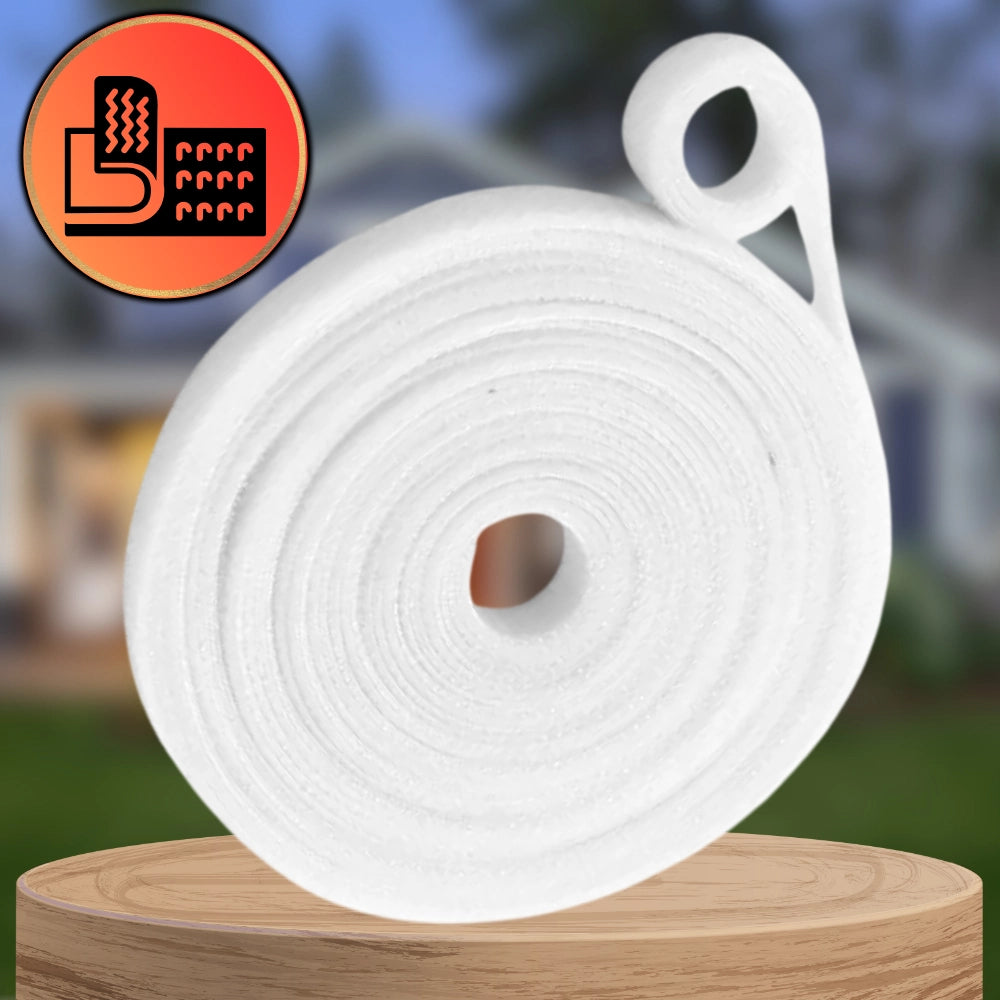 Balta līmlente kabeļiem, 5 m