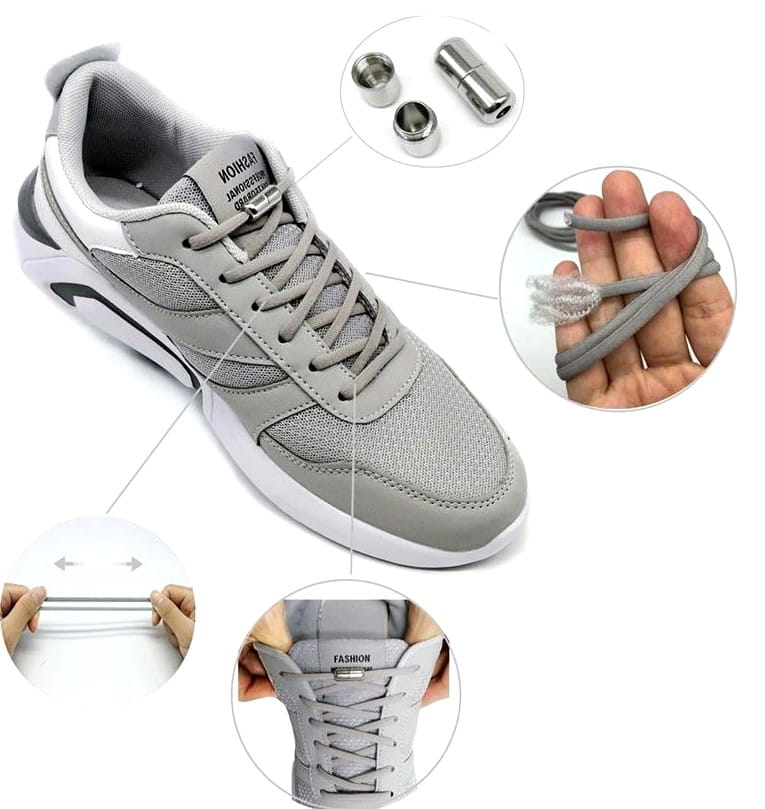 Kurpju šņores C127 pelēkas