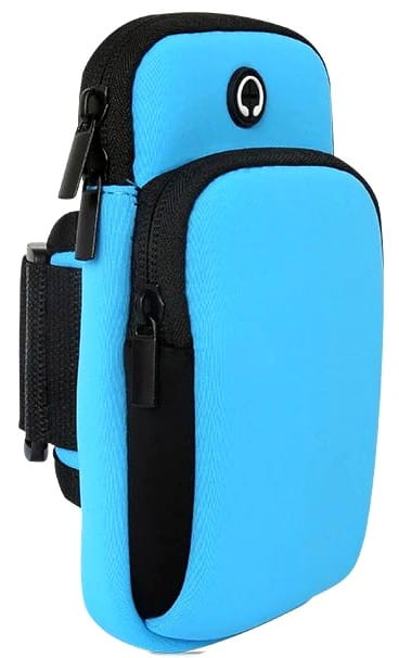 Skriešanas josta viedtālrunim, zila S44