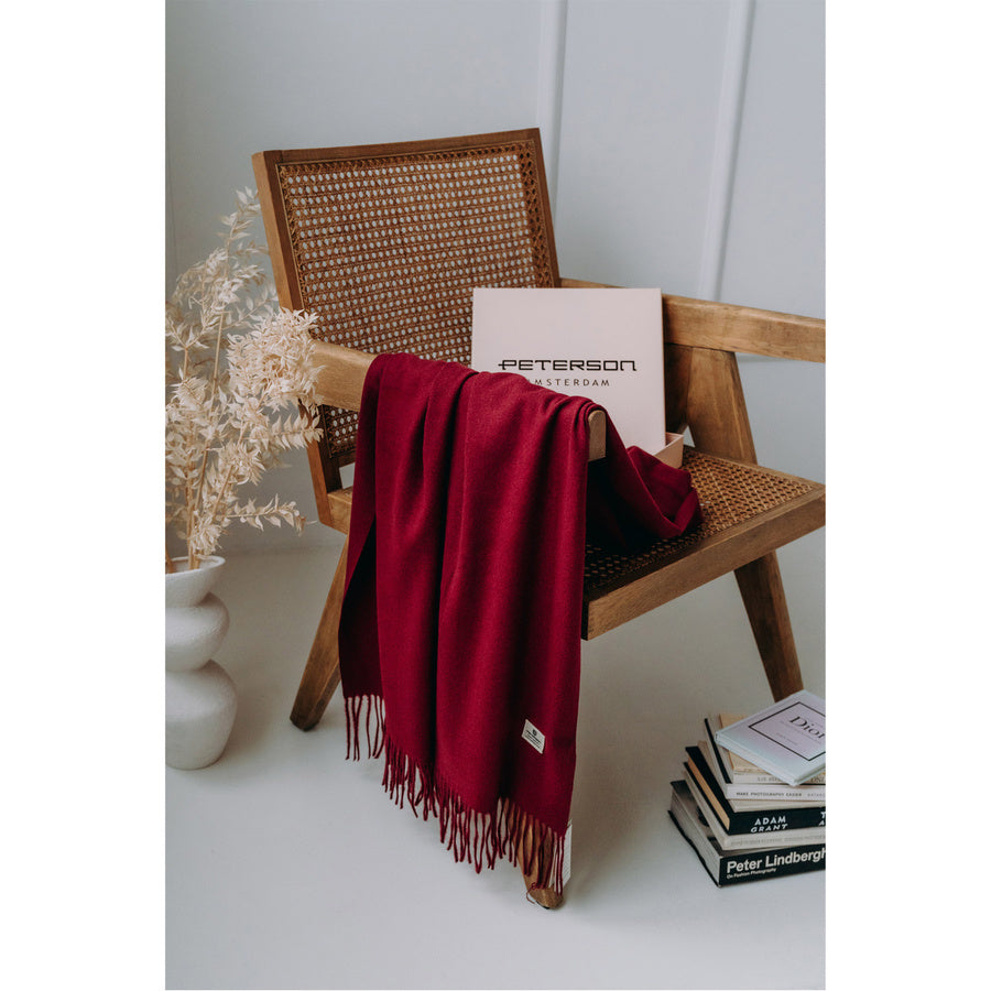 Bordo ziemas šalle no silta auduma P50