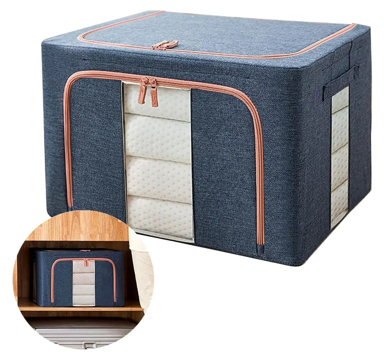 Atvilktņu paplāte 50 cm x 40 cm x 33 cm F18 zila