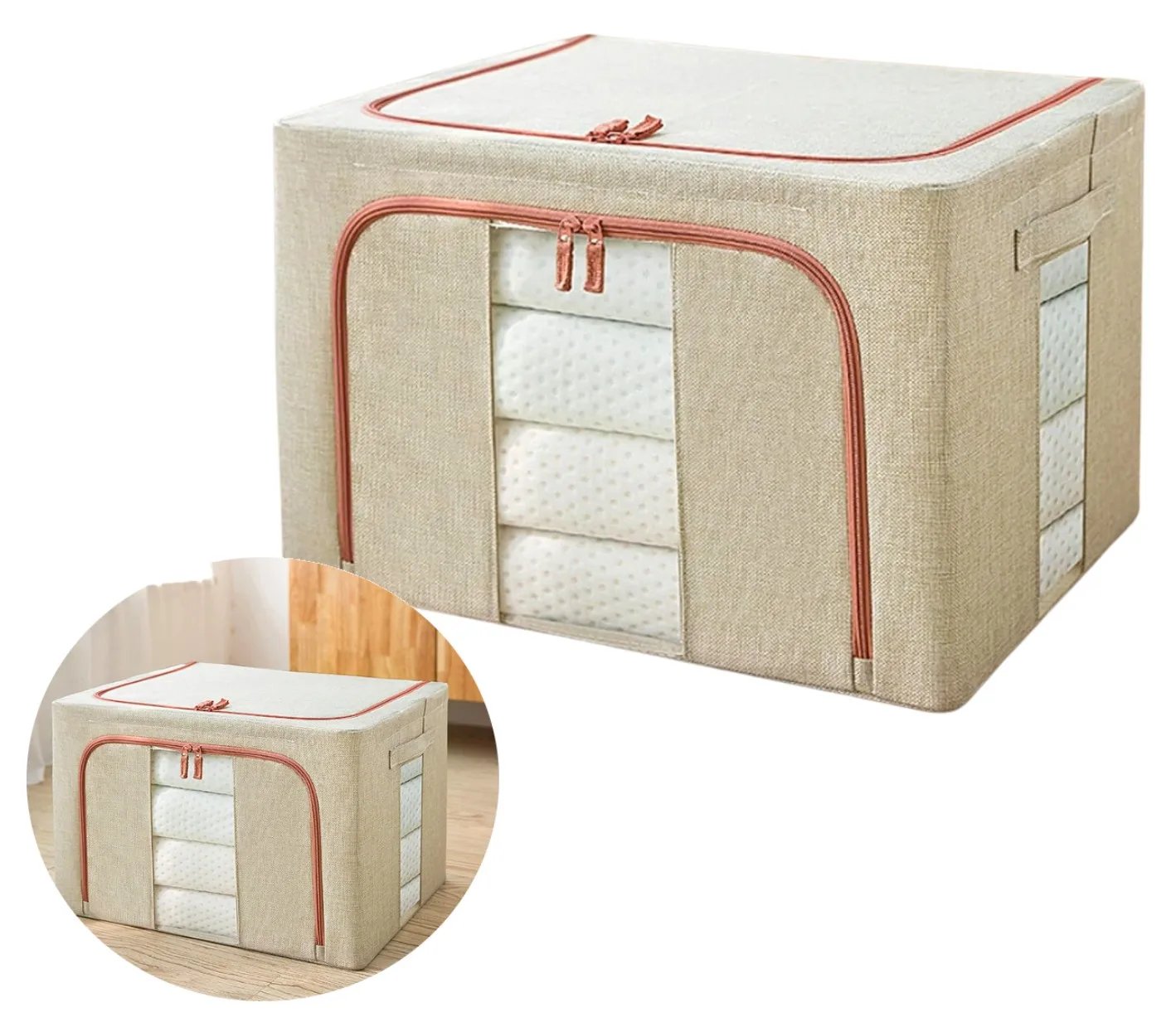 Atvilktņu paplāte 50 cm x 40 cm x 33 cm F18 bēša