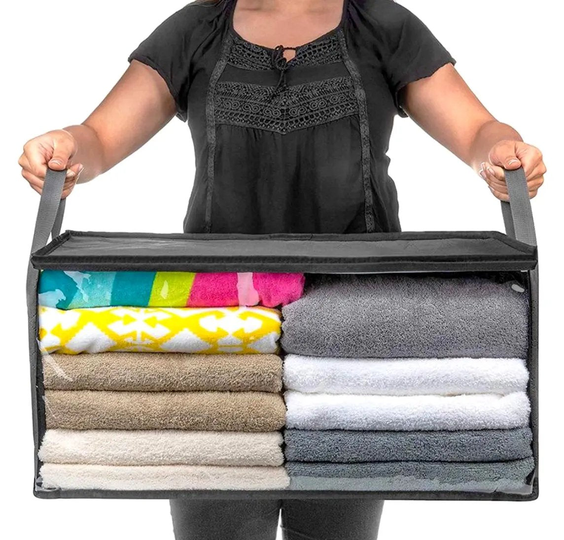 Atvilktņu paplāte 58 cm x 30 cm x 31 cm A14 pelēka