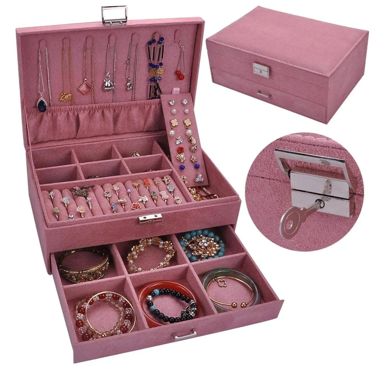 Rotaslietu lādīte EG132 rozā