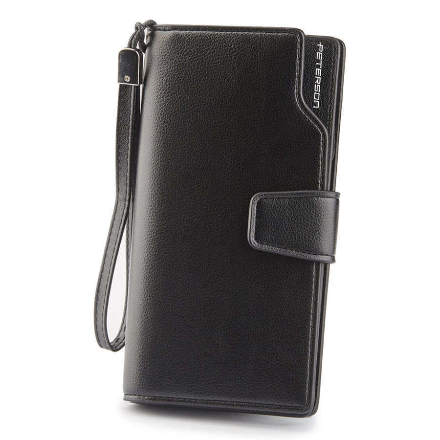 Liels sieviešu maks Peterson S1, melns D1940