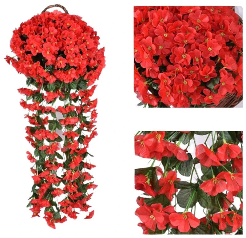 Mākslīgā vīteņauga efeja G13, sarkana