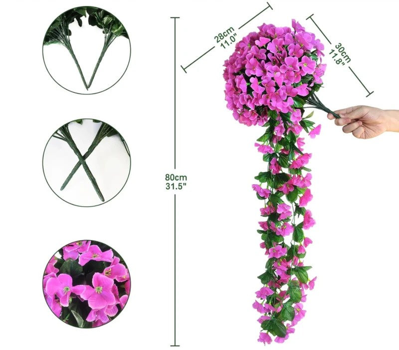 Mākslīgā vīteņauga efeja G13, violeta