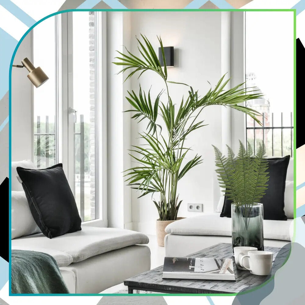 Mākslīgie ziedi, zaļi, papardes zari, 10 gab.