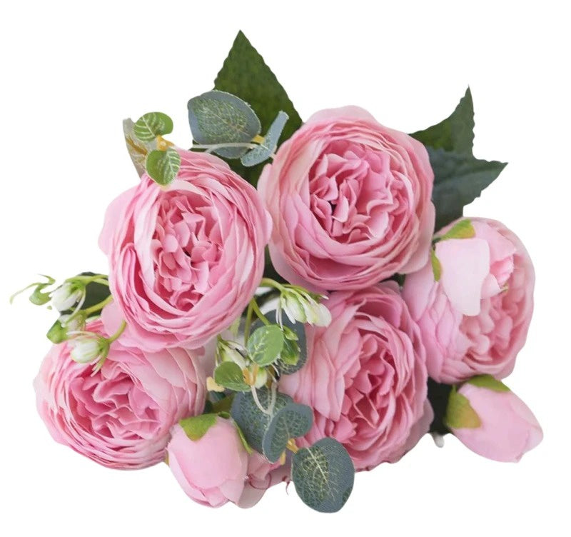 Mākslīgās rozā peonijas 1 gab. G10