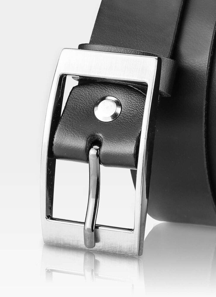 Sieviešu josta no īstas ādas Stevens, melna