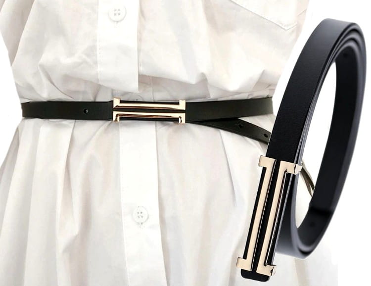 Sieviešu josta T101, melna