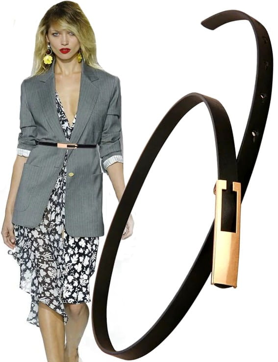 Sieviešu josta T102, melna