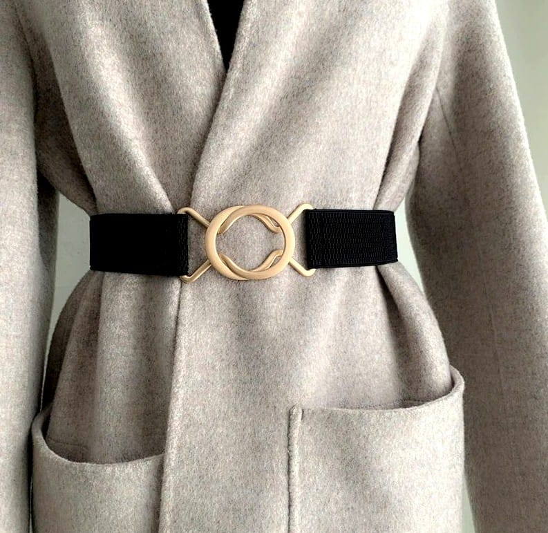 Sieviešu josta T124, melna