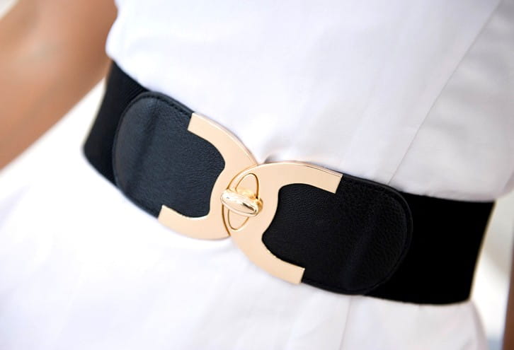 Sieviešu josta T53, melna