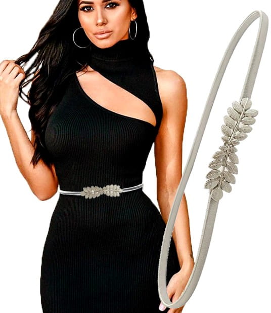 Sieviešu josta T64, sudraba krāsā